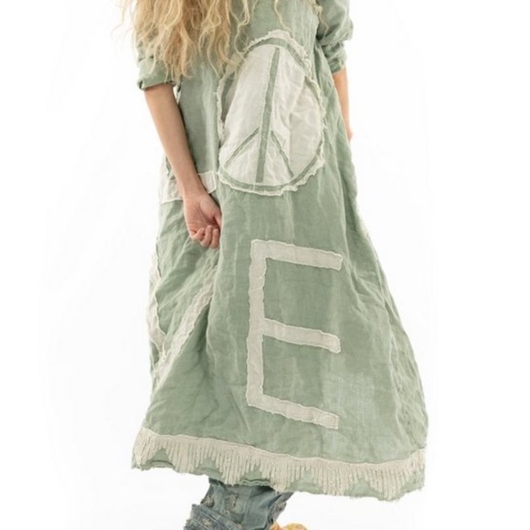 Magnolia Pearl Queen of the Sea Dress Matcha NWT - Picture 8 of 8